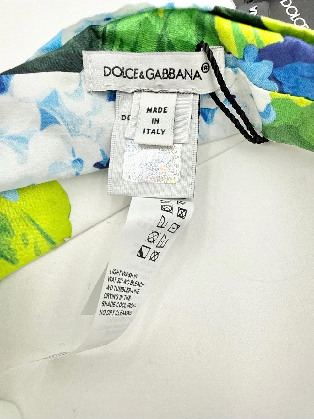 Dolce & Gabbana floral-print headband kids